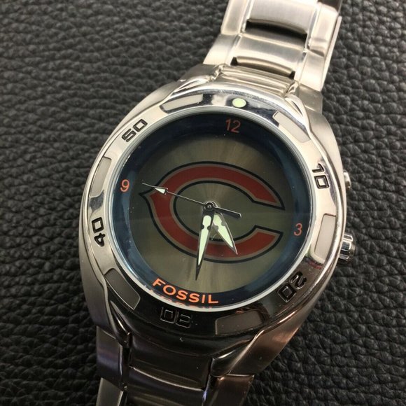 Chicago Bears NFL Stainless-Steel Kaleido Watch by Fossil NEW (RARE) - Picture 9 of 11
